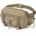 G¨¹rteltasche 30 x 8 x 17 cm aus Textil Khaki f¨¹r Outdoor mit Mehrfachf?chern