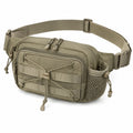 H¨¹fttasche 30 cm x 8 cm x 16 cm aus Kunstfaser Olivgr¨¹n mit Mehrfachf?chern