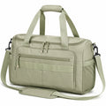 Reisetasche 45 x 25 x 30 cm aus Polyester in Salbeigr¨¹n mit Schultergurt und mehreren F?chern