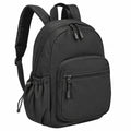 Rucksack 30 x 15 x 40 cm aus Synthetiktextil Schwarz f¨¹r Alltag und Schule