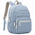 Rucksack 30 x 16 x 40 cm aus Textil in Hellblau mit Rei?verschlussf?chern
